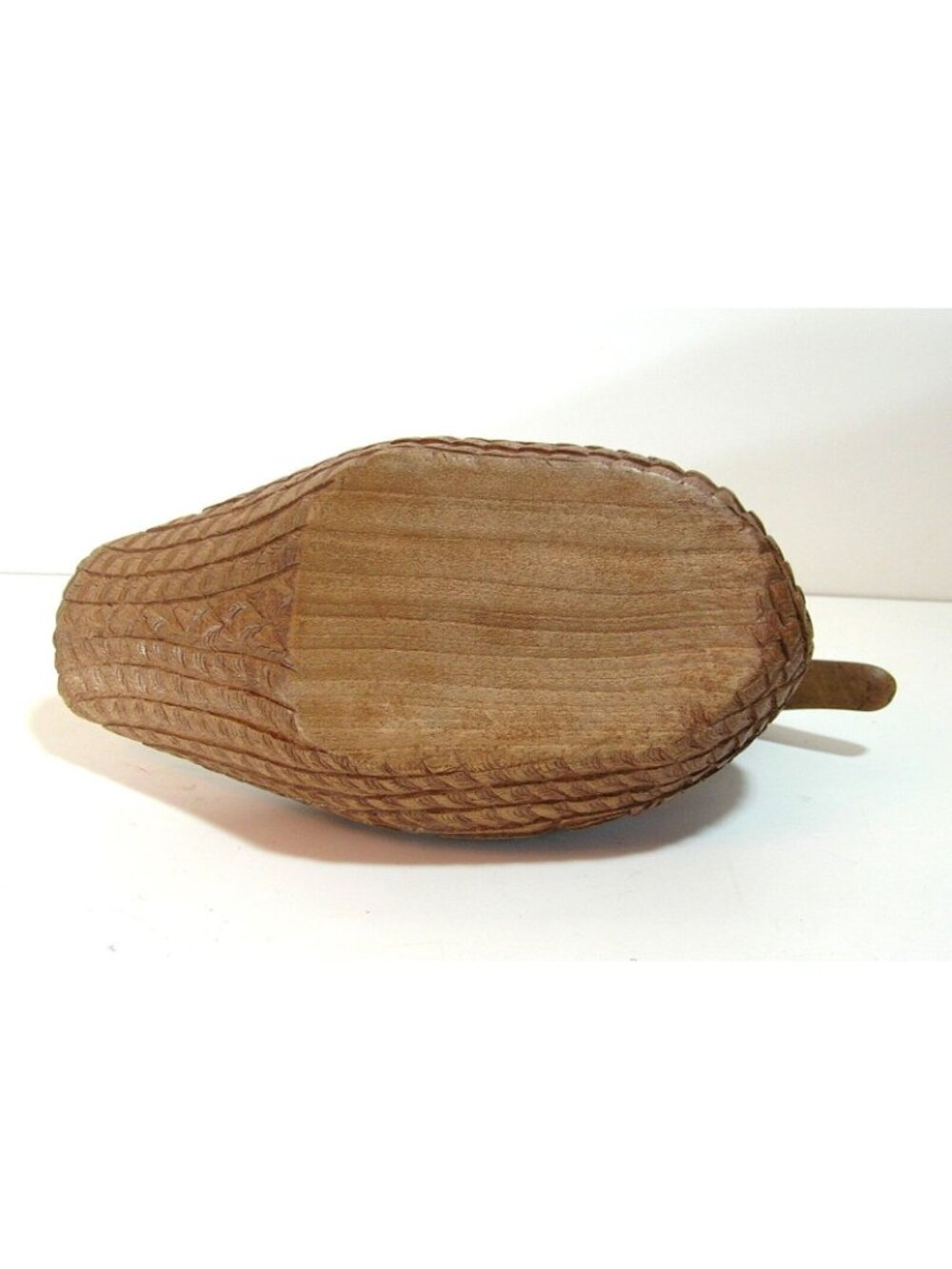 Duck Decoy, Hand Carved Wood Duck - Picture 5 of 6